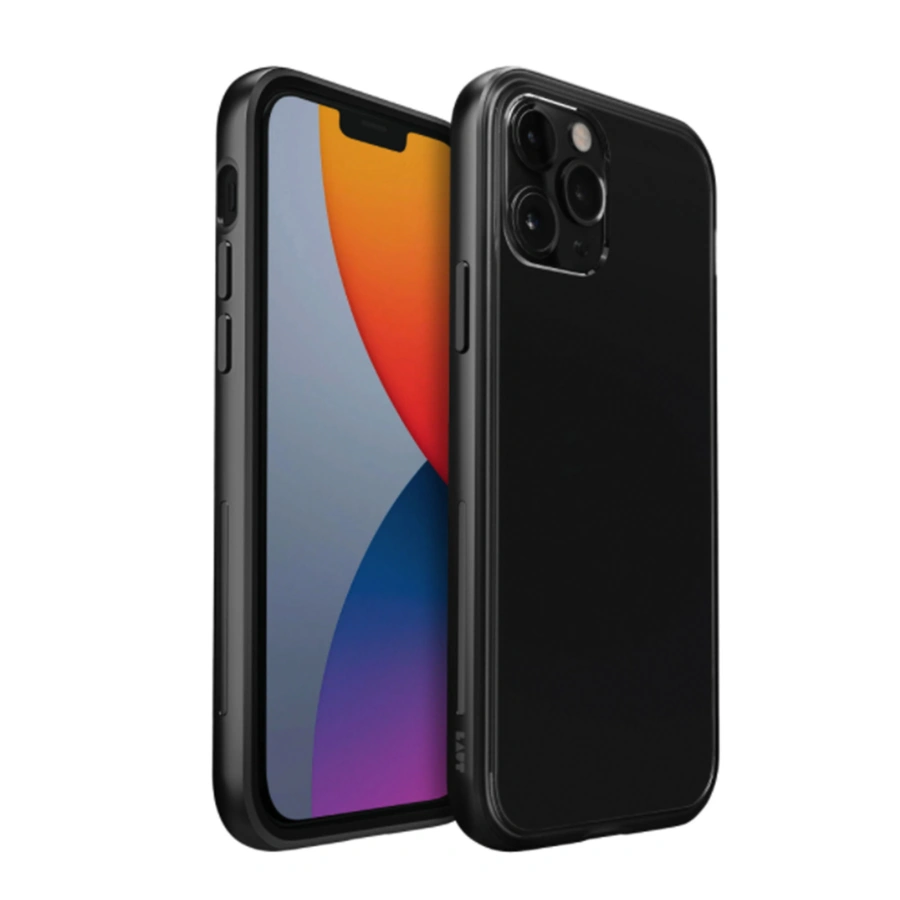 Чехол LAUT EXOFRAME for iPhone 12 mini - Gun Metal (L_IP20S_EX_BK)
